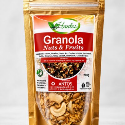Hantos Natural Granola with Nuts & Fruits